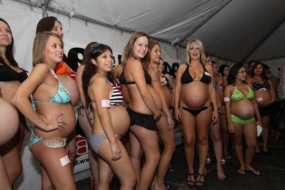 Pregnant Bikinis and Swimsuits