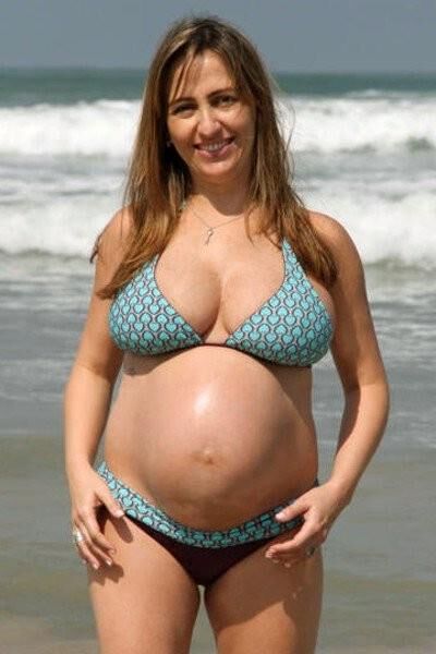 Pregnant Bikinis and Swimsuits