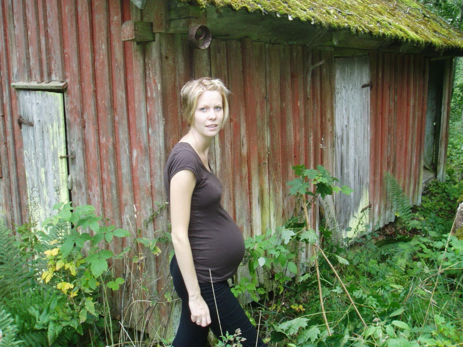 Femme enceinte amateur