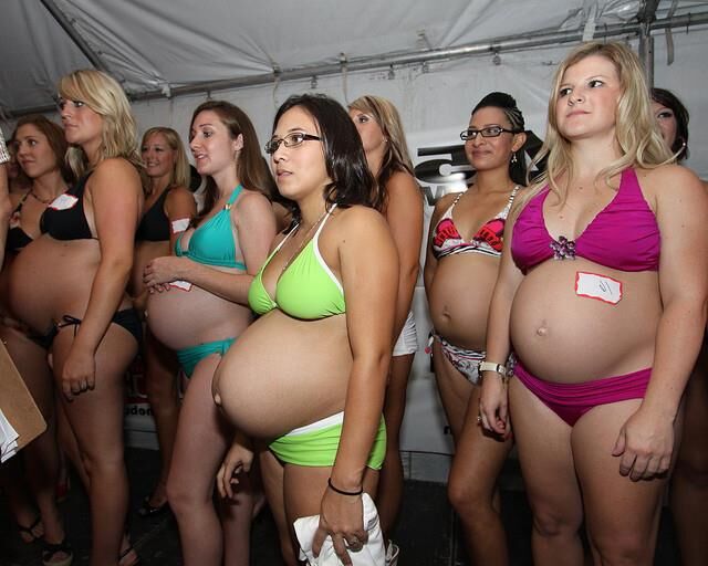 Pregnant Bikinis and Swimsuits