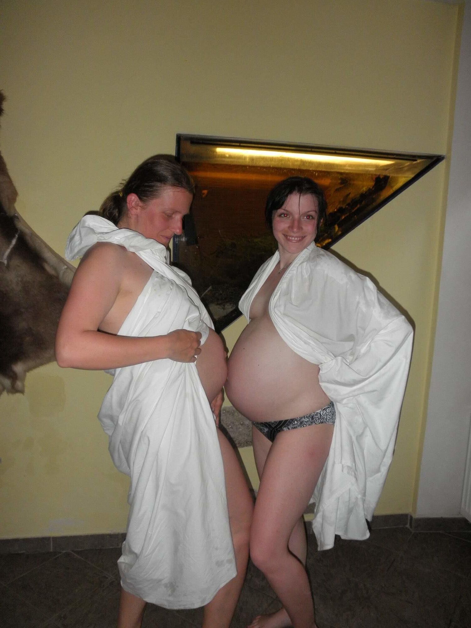 Pregnant Sauna