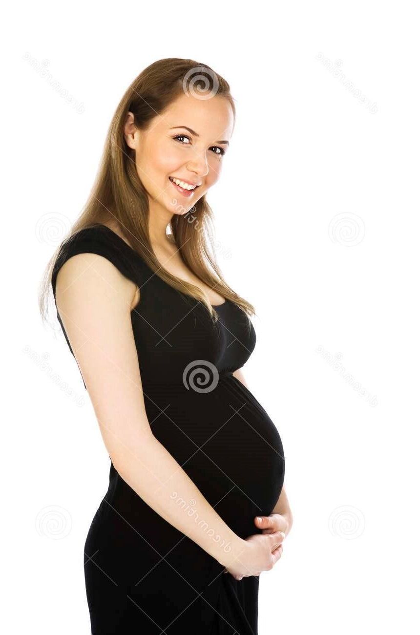 White Women in Black Dresses (Pregnant edition)