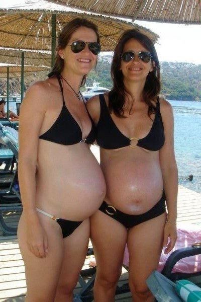 Pregnant Bikinis and Swimsuits