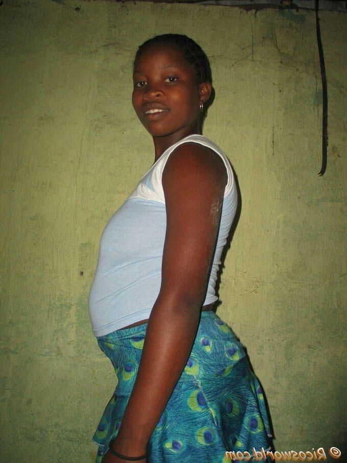 hairy pregnant Haitian