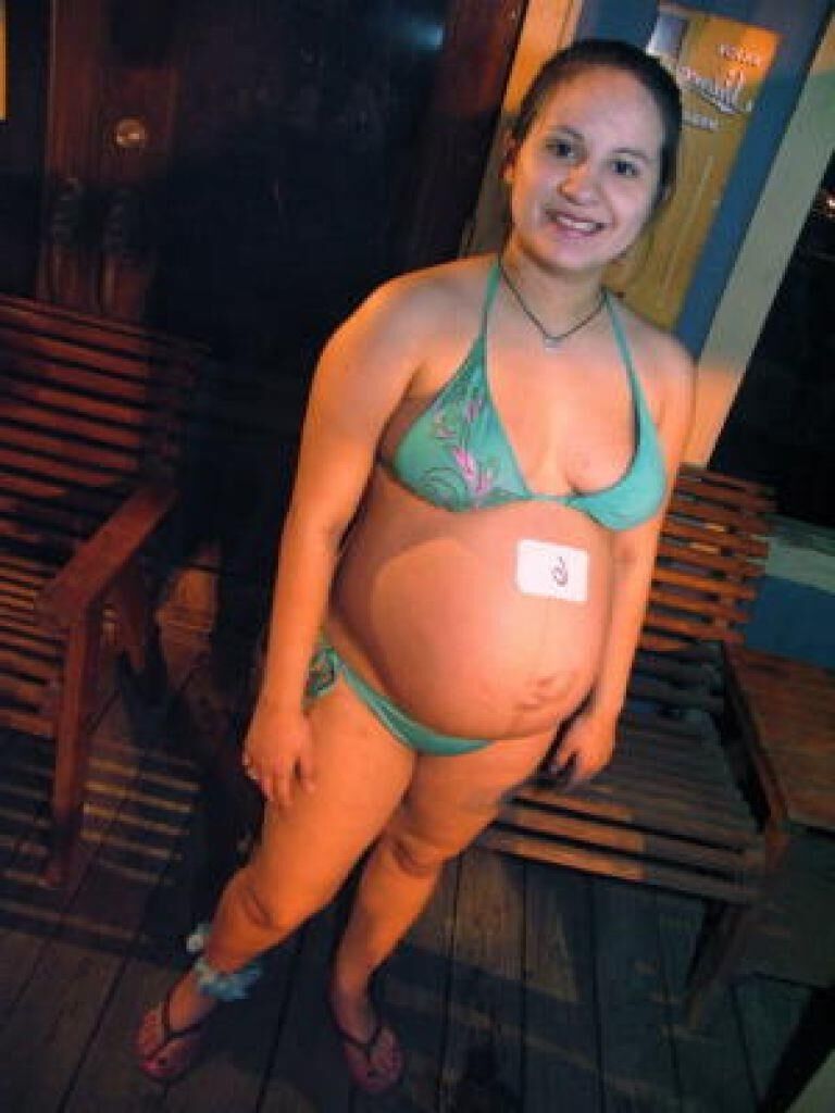 Pregnant Bikinis and Swimsuits