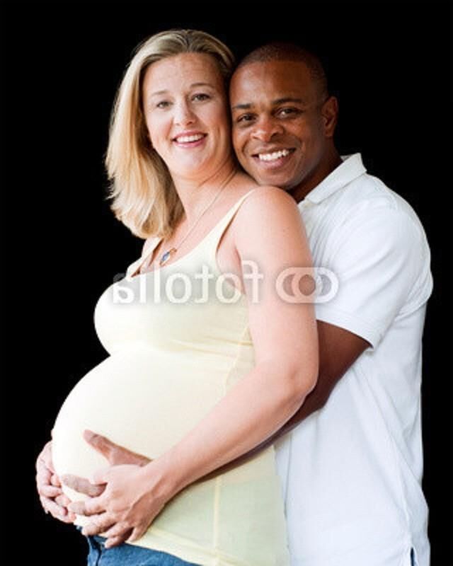 embarazada interracial