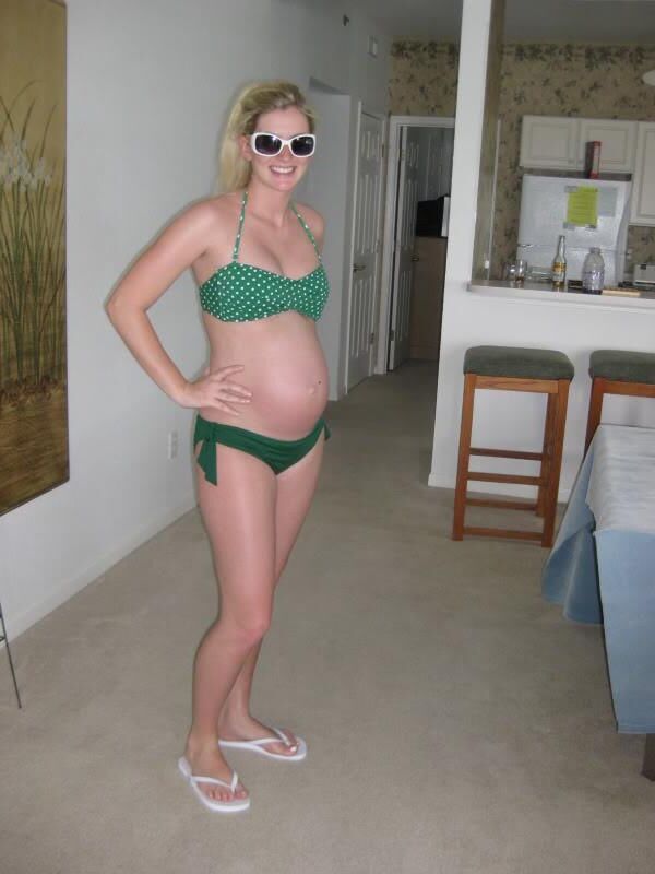 Pregnant - bikini & outdoors 3