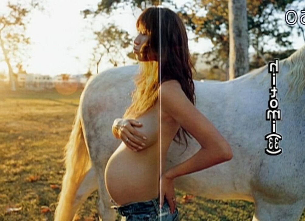 Nude pregnant celebs