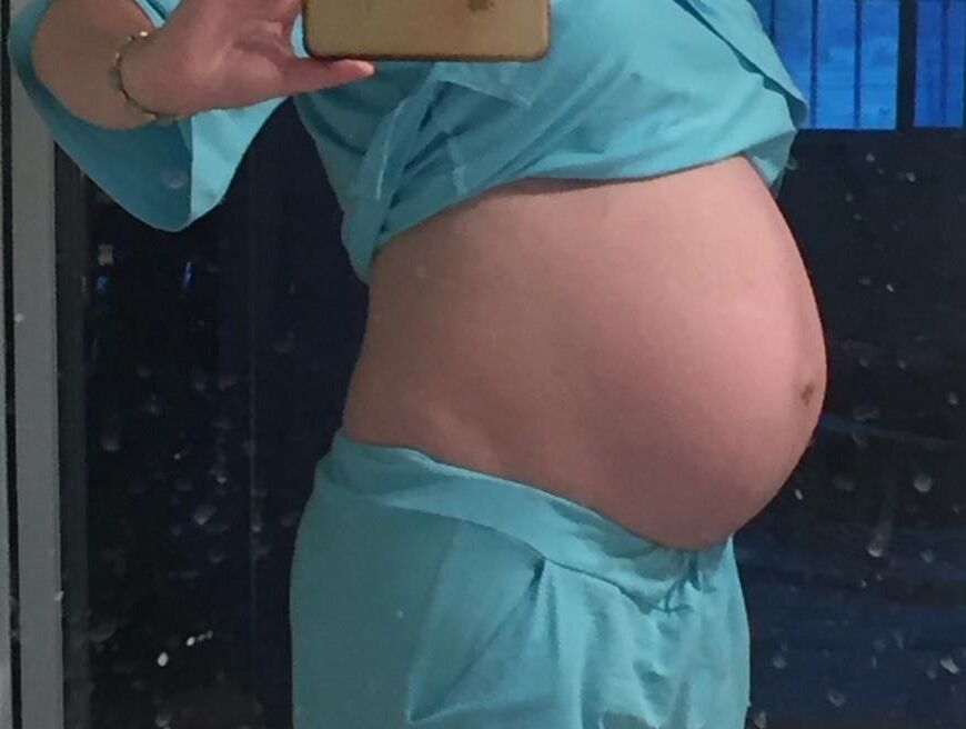 Asian Pregnant Wife