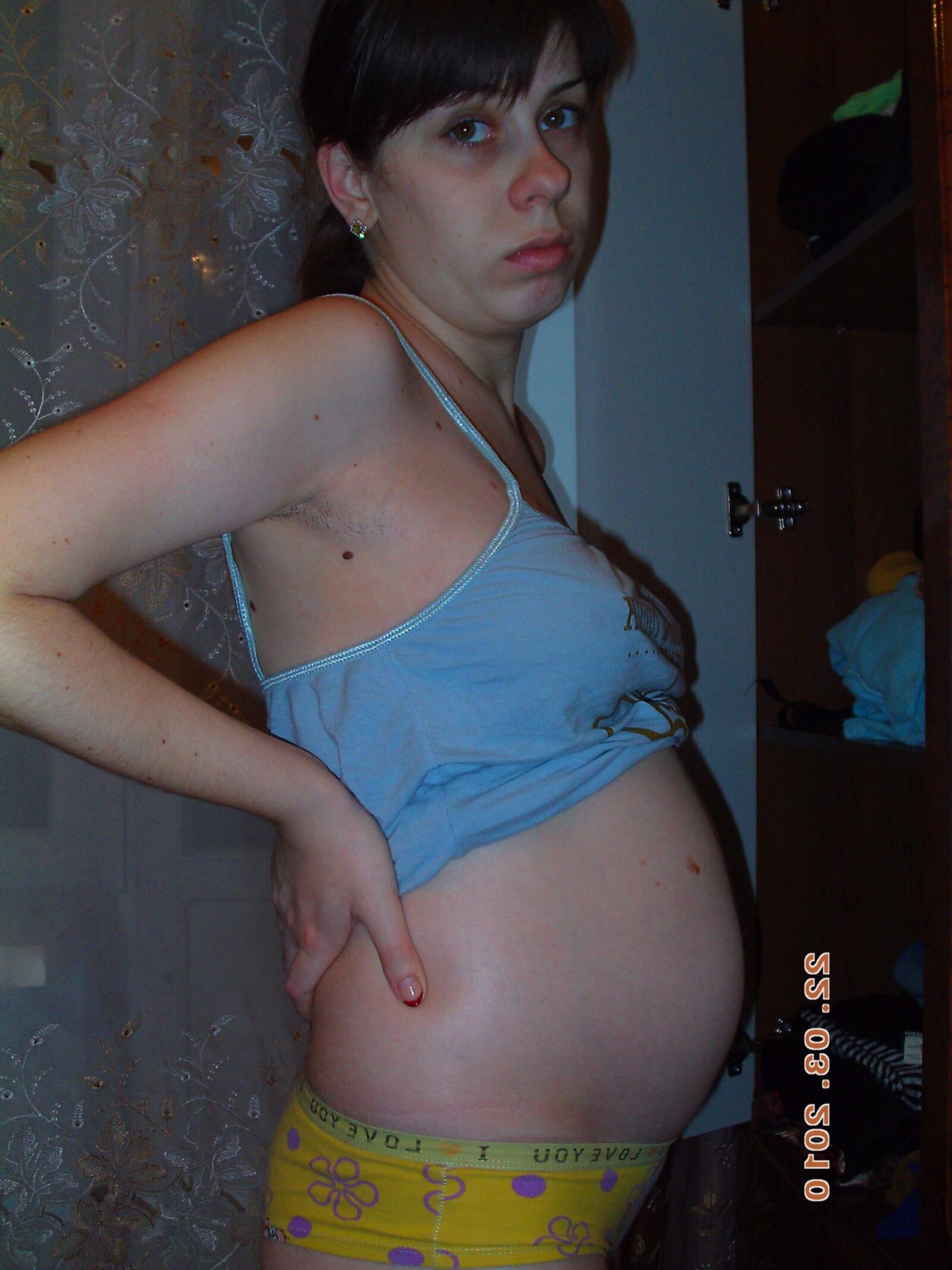 young sexy preggo