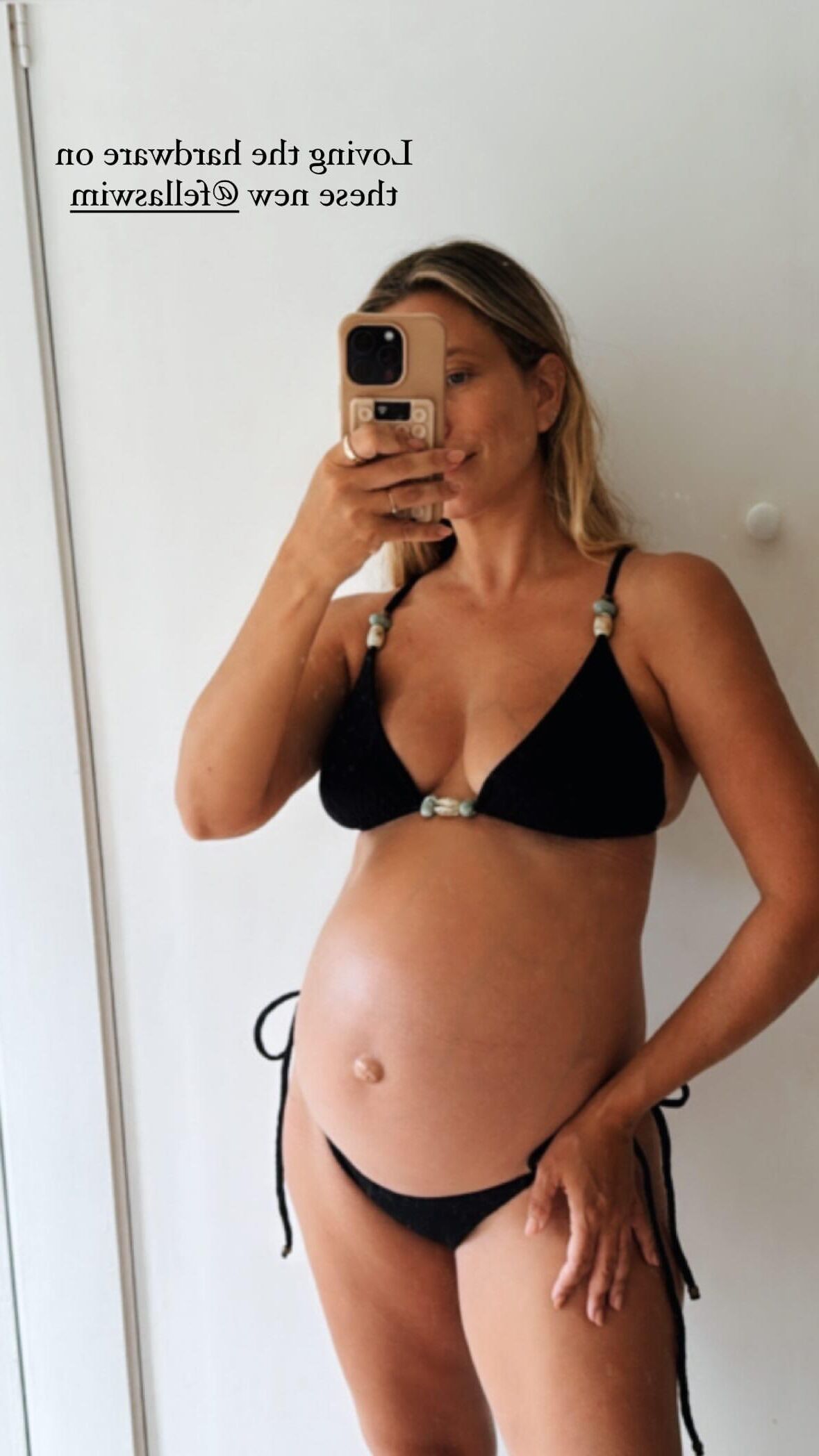 Renee Bargh pregnant