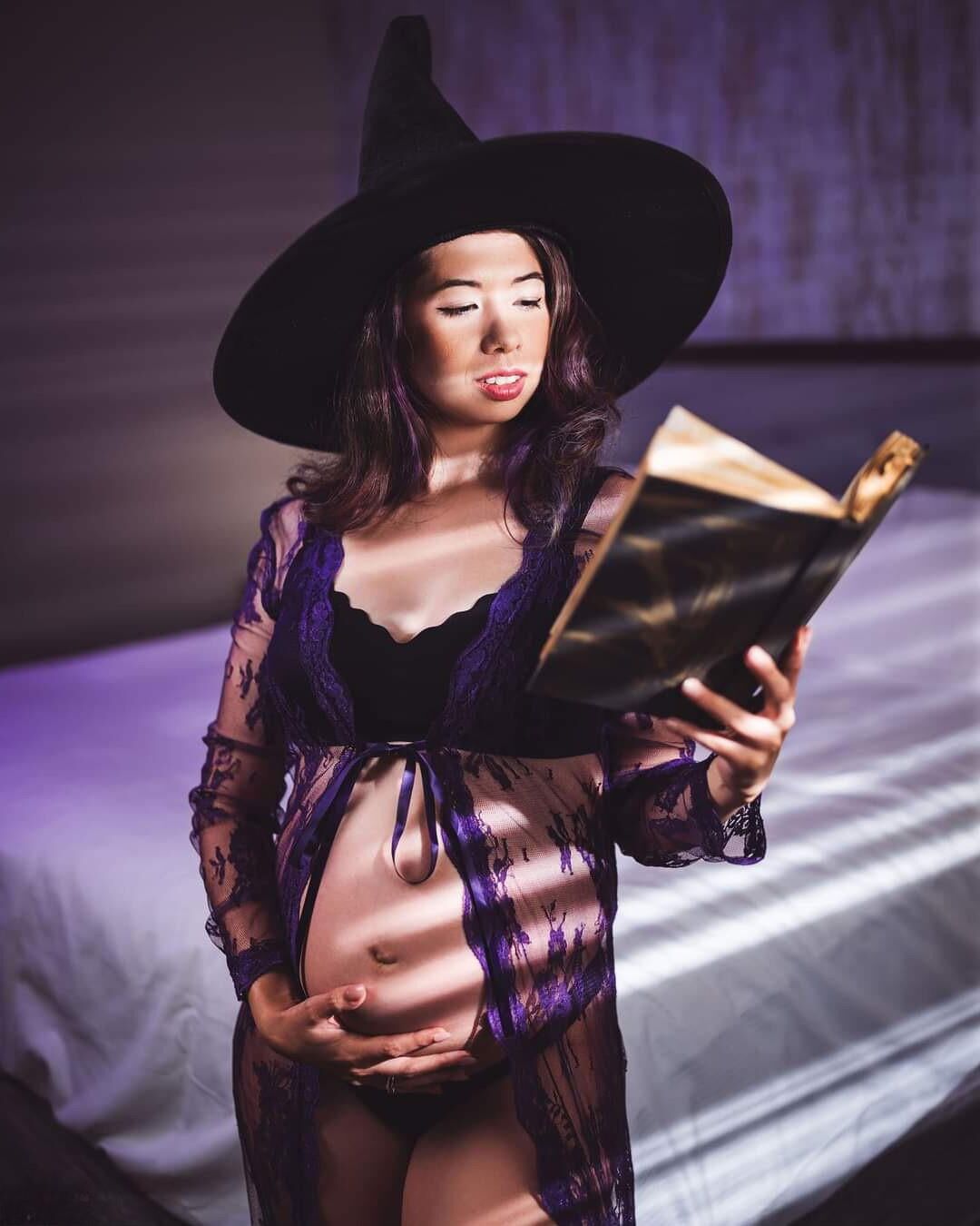 Asian Maternity Boudoir: Halloween 