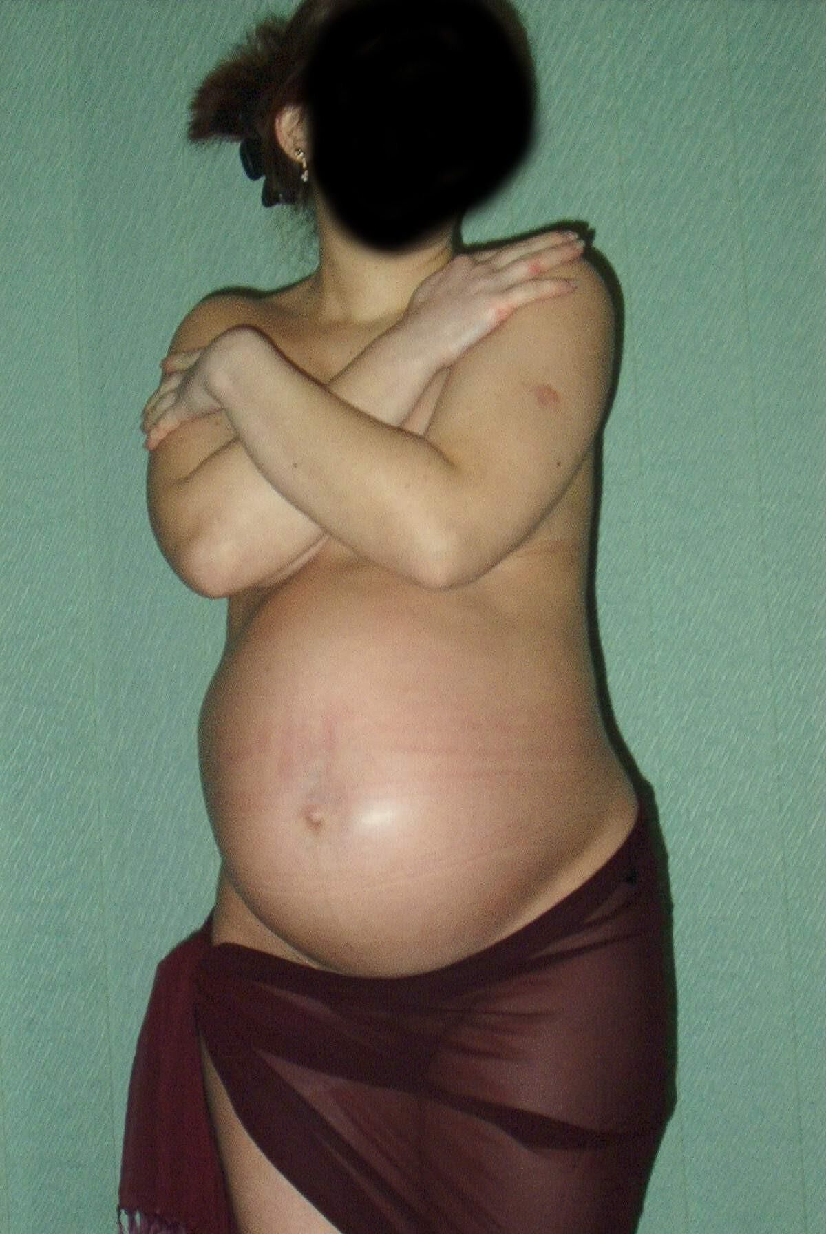 ex-wife's pregnant belly 4