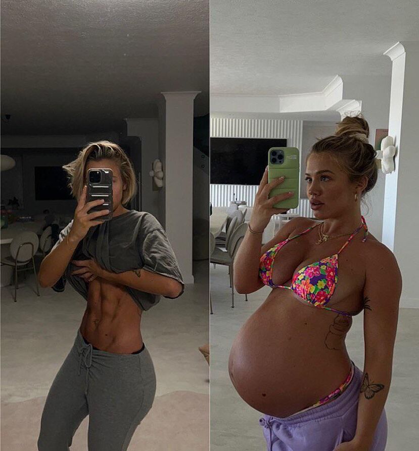 Pregnant - Before and After 1