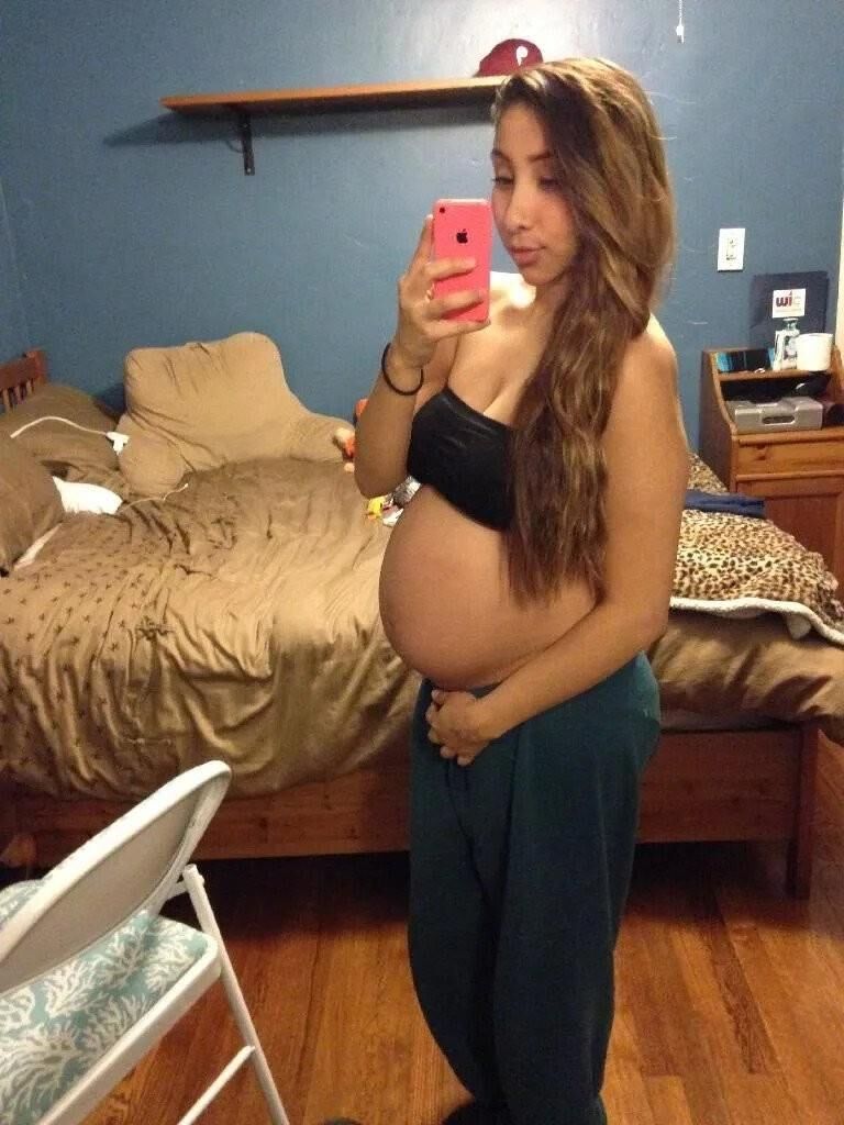 Pregnant teen