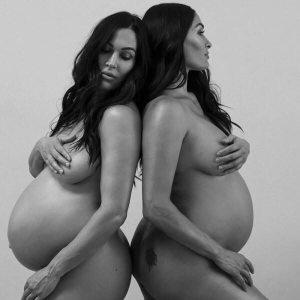 Celebrities showing off their sexy pregnant baby bump 