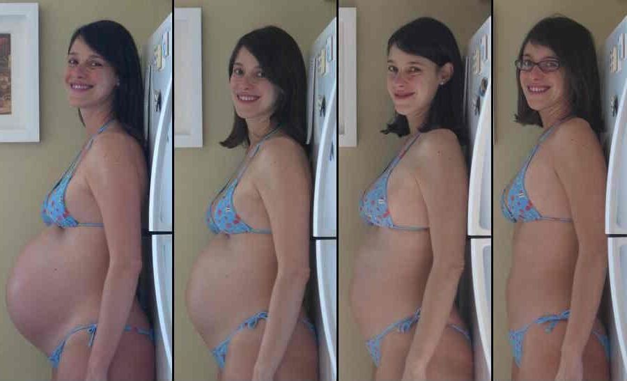 Pregnant - Before and After 1