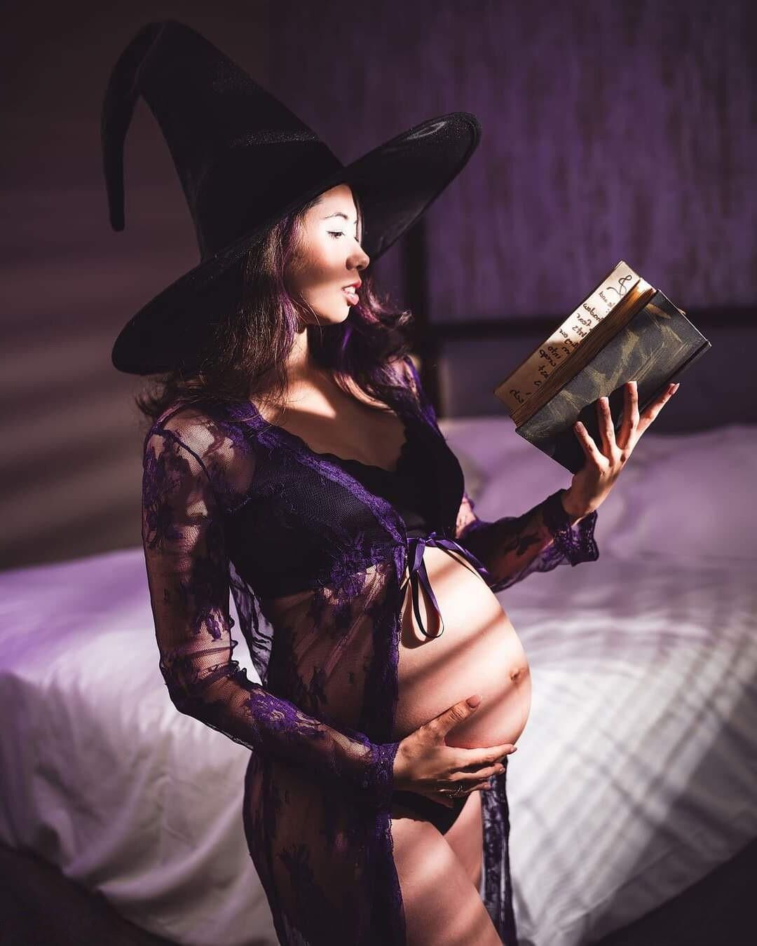 Asian Maternity Boudoir: Halloween 