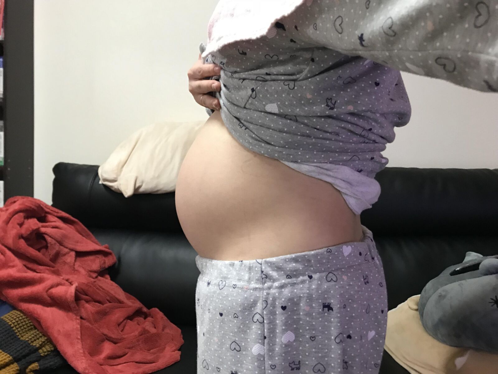 Pregnant Japanese wife