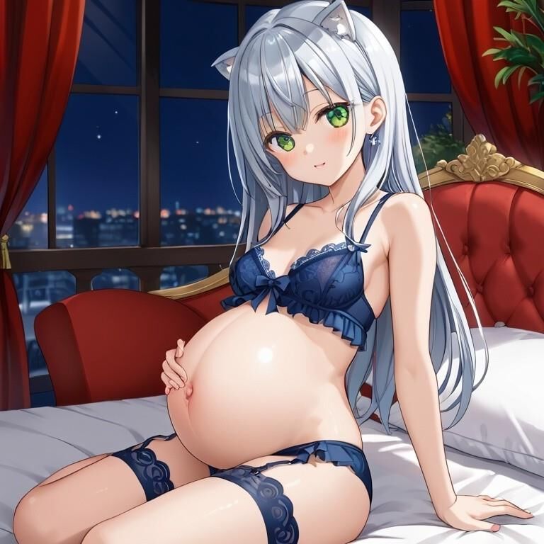 Pregnant Anime Girls (Such cute lil things)