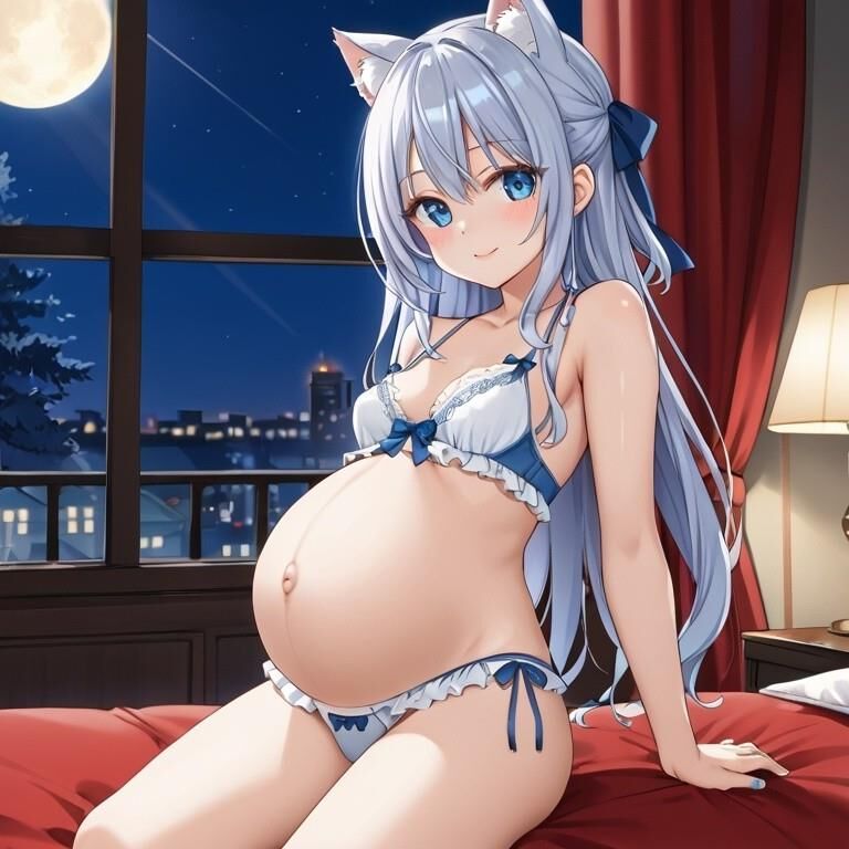 Pregnant Anime Girls (Such cute lil things)