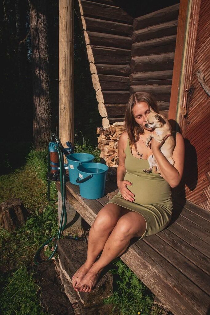 Pregnant Estonian