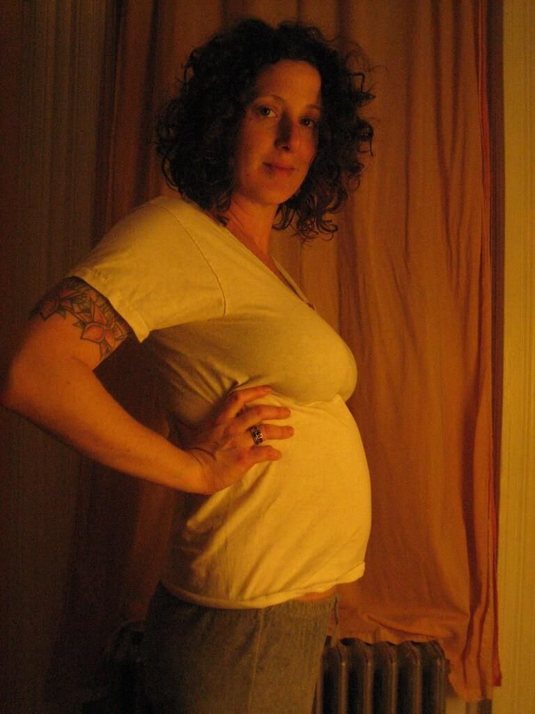 Pregnant tattooed