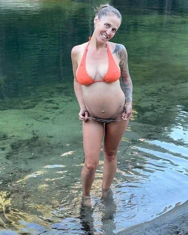 Pregnant Beth Stone