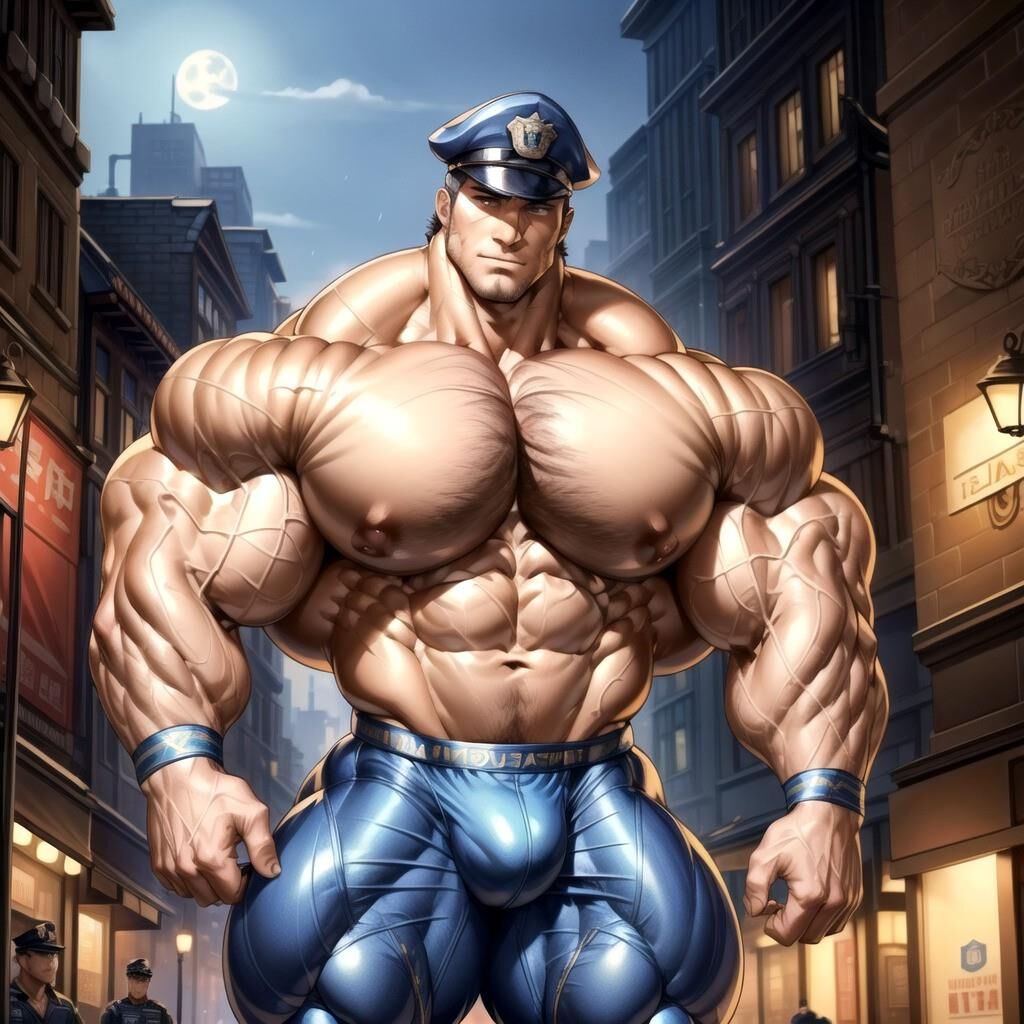 ai huge pecs bulls