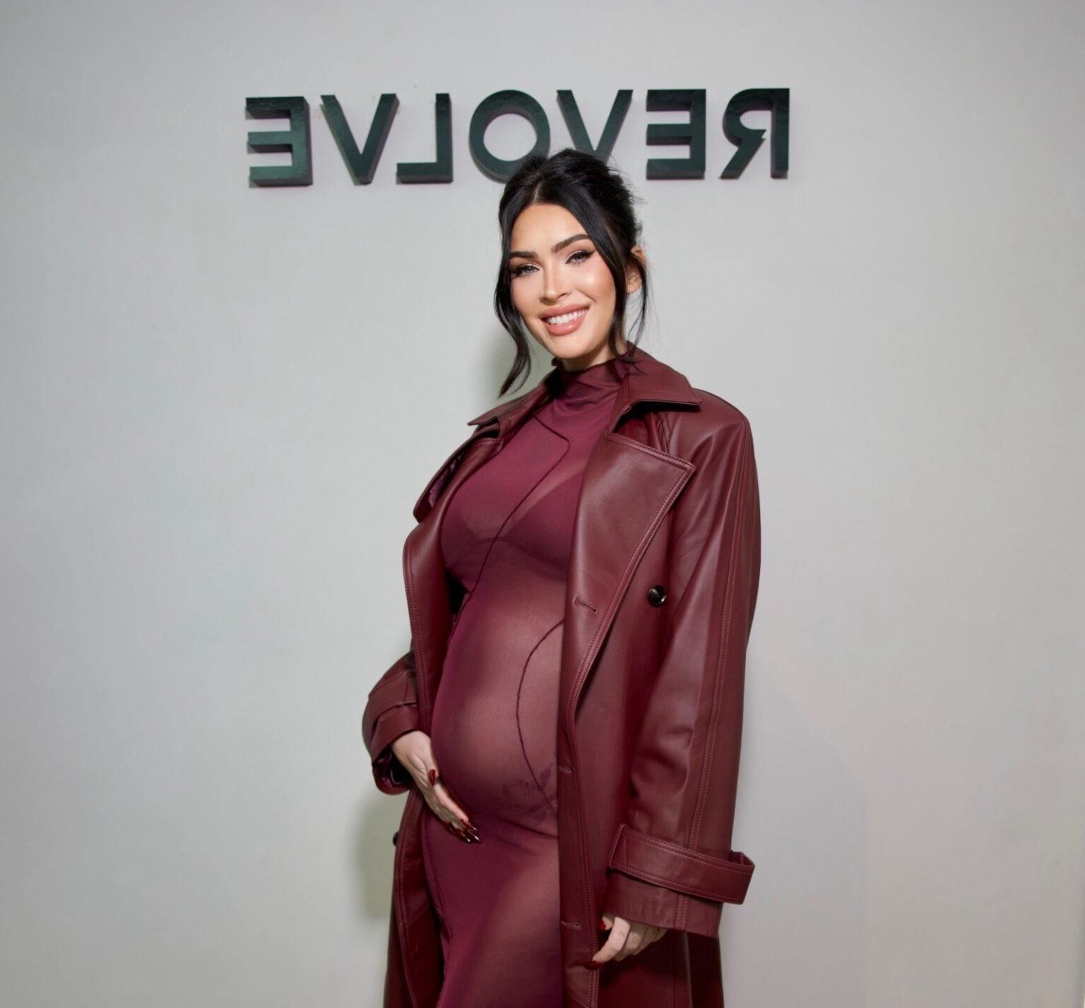 Pregnant MEGAN FOX Shopping at Revolve’s Holiday Shop 