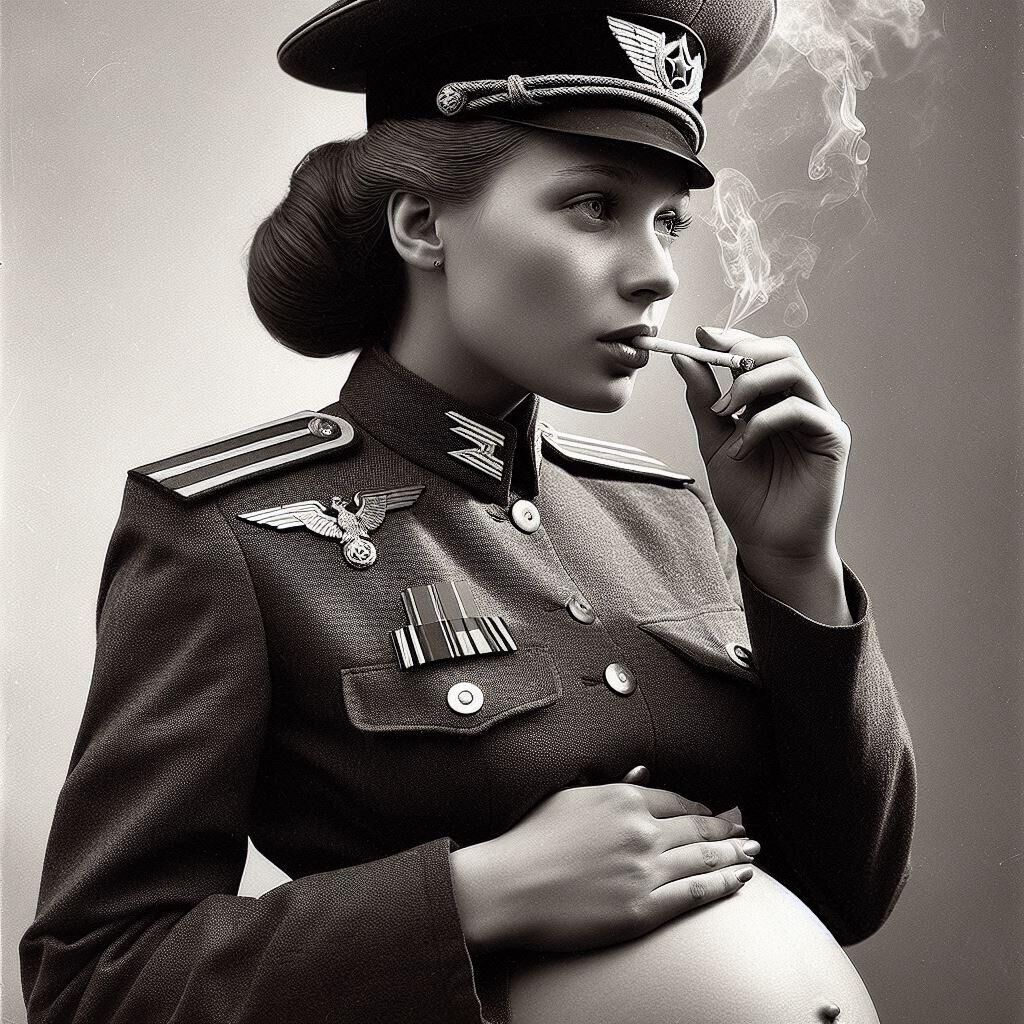 Pregnant Smoking AI (Red Army)