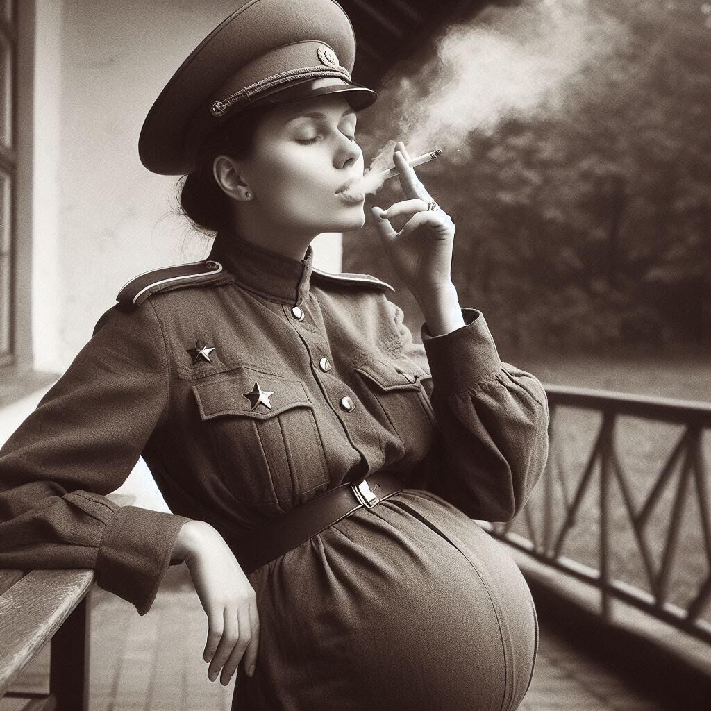 Pregnant Smoking AI (Red Army)