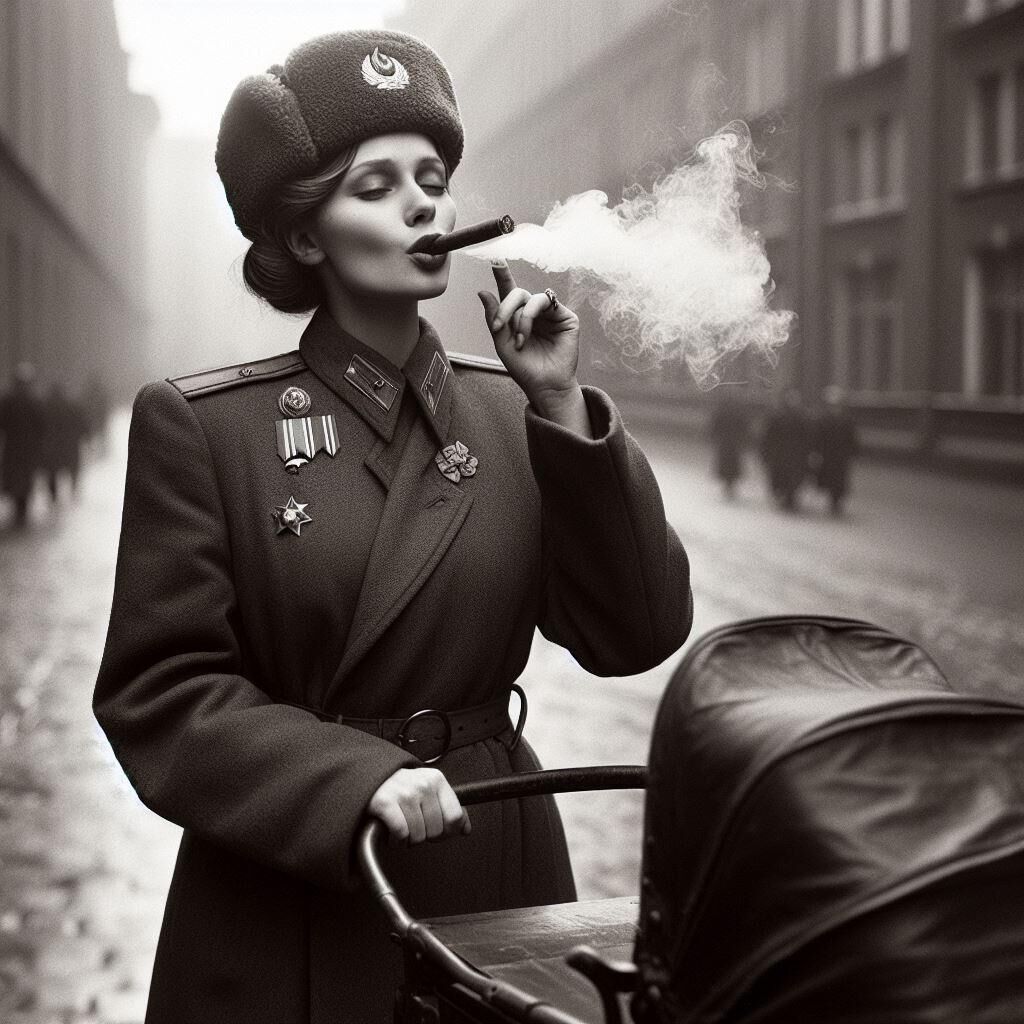 Pregnant Smoking AI (Red Army)