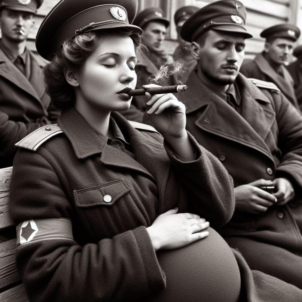 Pregnant Smoking AI (Red Army)