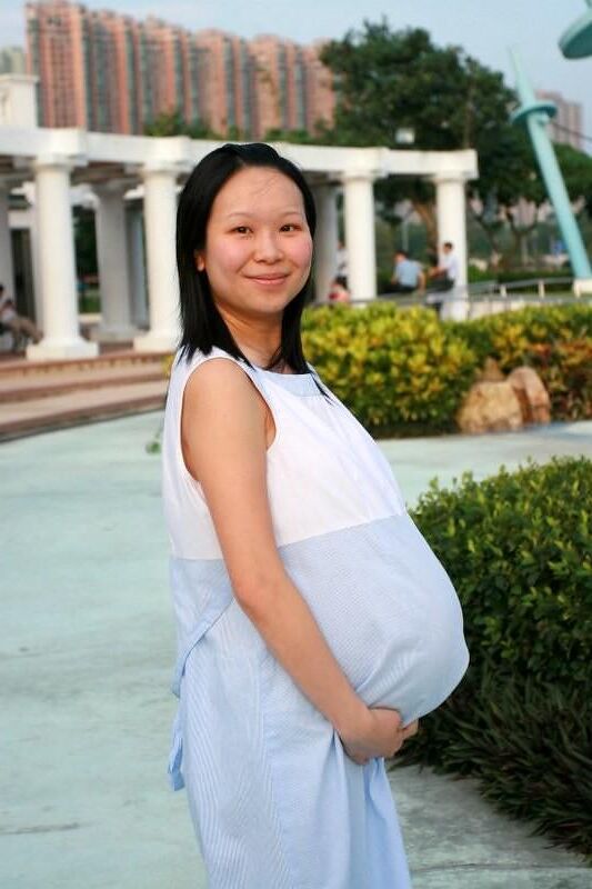 Pregnant asian