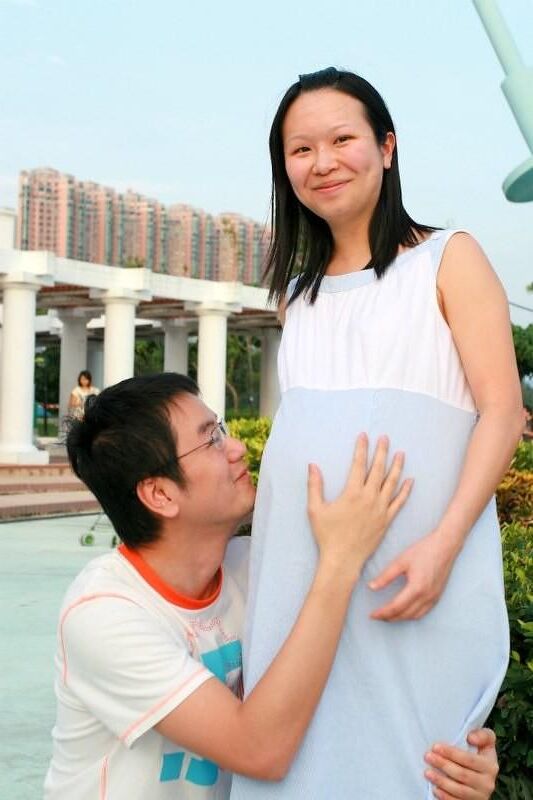 Pregnant asian