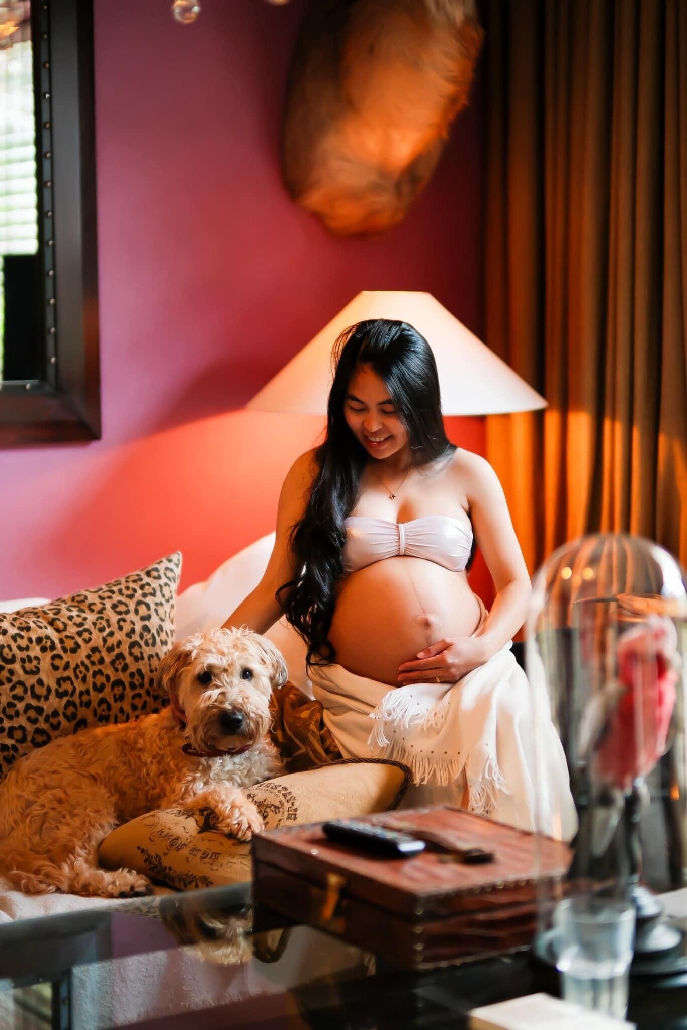 Asian trophy wife traveling pregnant and in labor for comments (