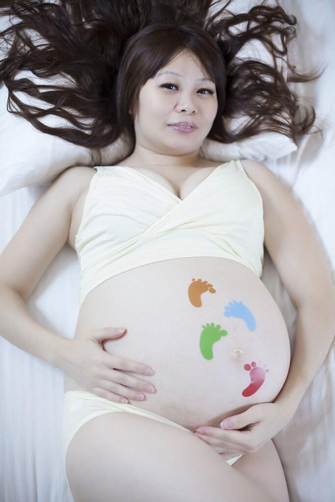 Pregnant asian