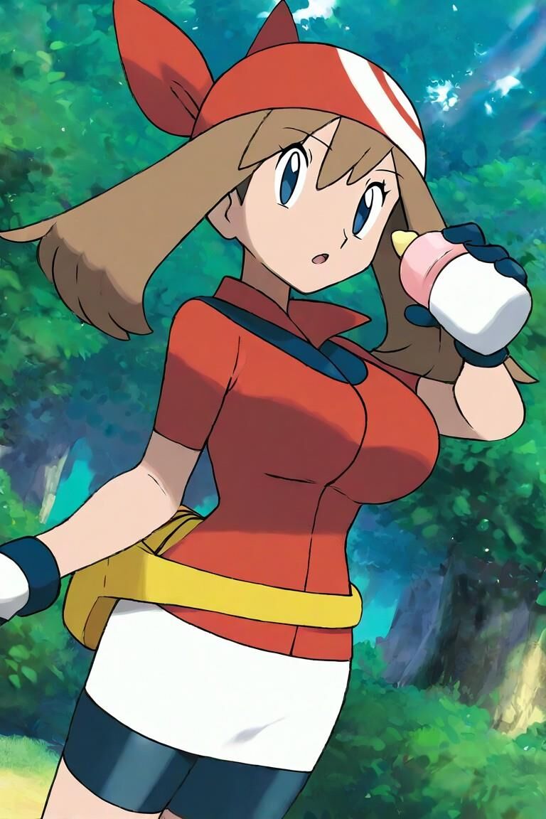 May pokemon anime trainer rse huge tits lactation ai