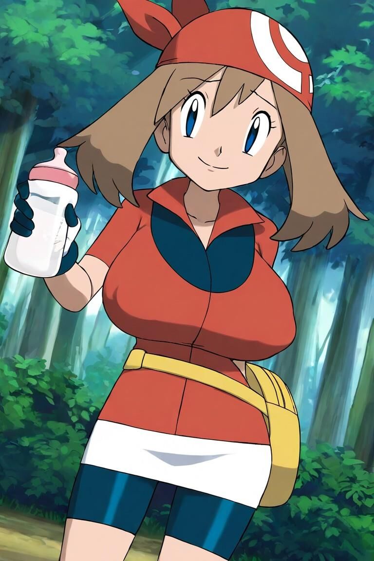 May pokemon anime trainer rse huge tits lactation ai