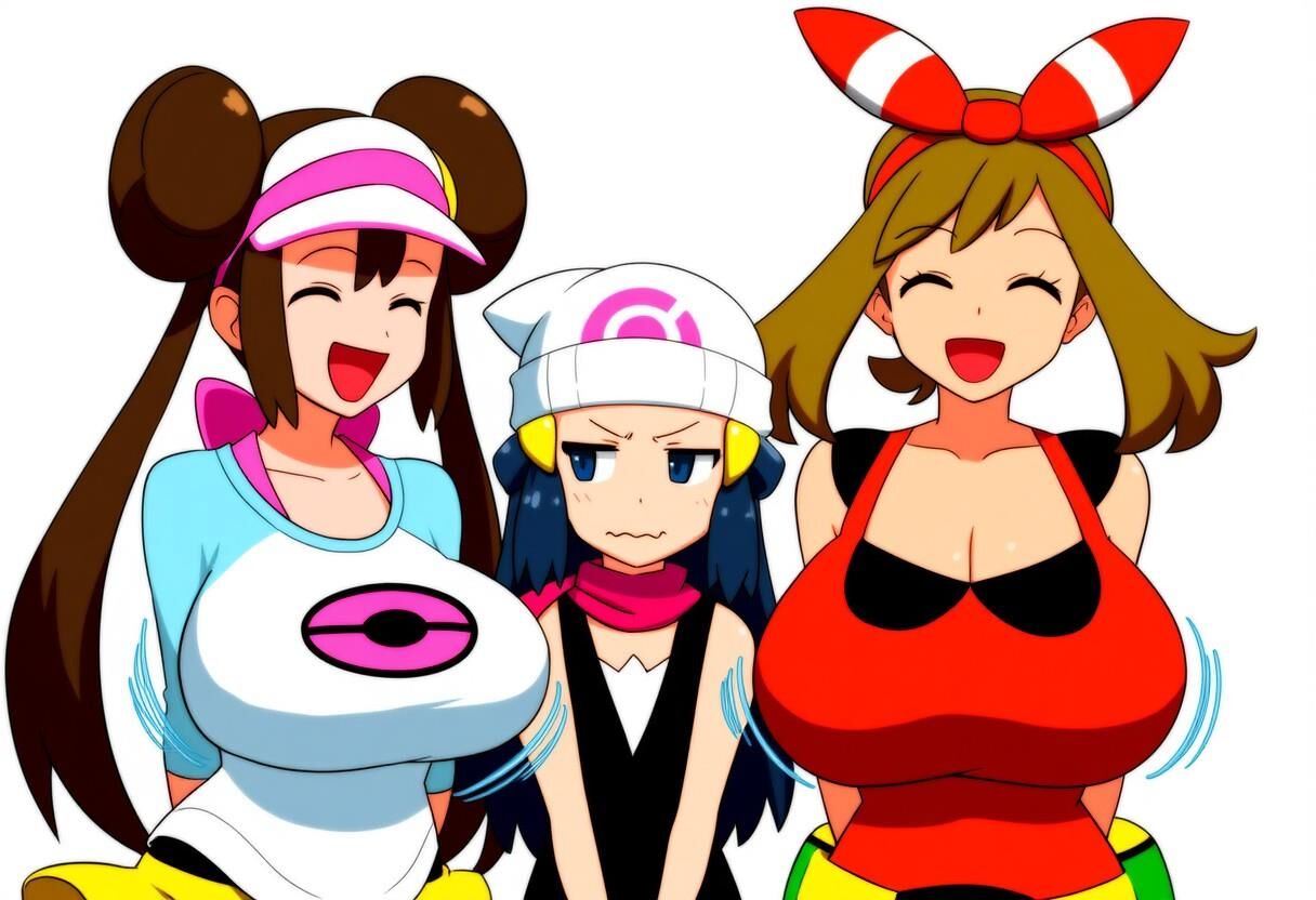 May pokemon anime trainer rse huge tits lactation ai