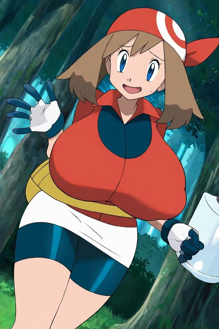 May pokemon anime trainer rse huge tits lactation ai