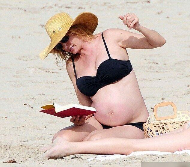 Uma Thurman enceinte