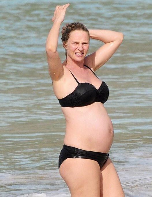 Uma Thurman enceinte