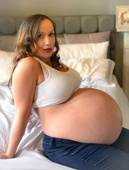 Schwangere Mädchen, die meine DNA tragen
