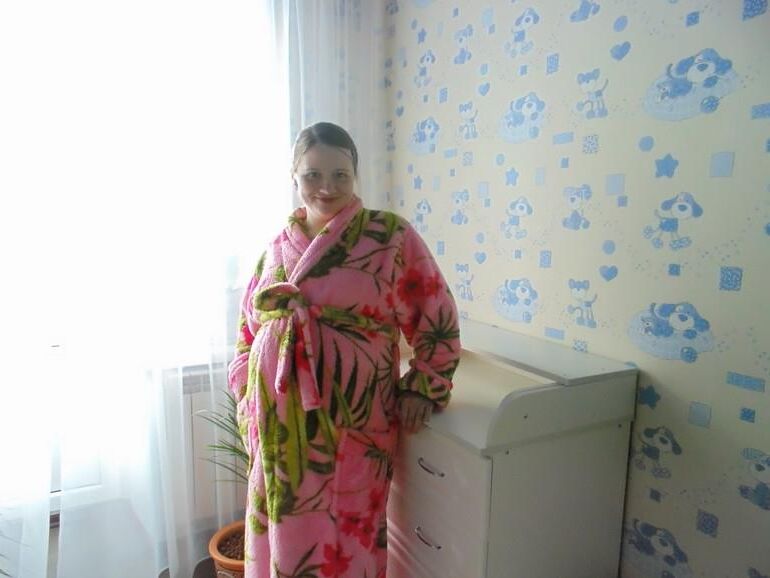 Cute Russian Preggo with Huge Belly 