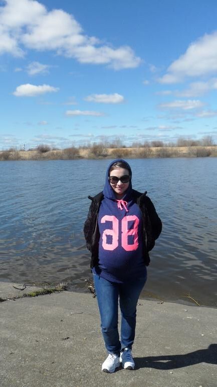 Cute Russian Preggo with Huge Belly 