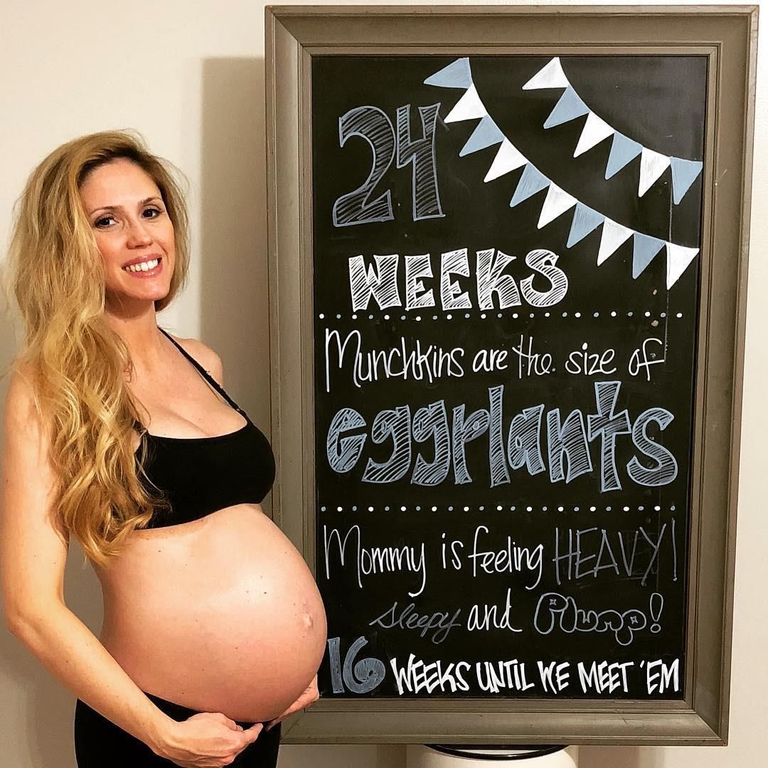 Blonde Preggo Power 