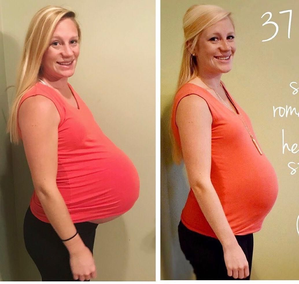Blonde Preggo Power 