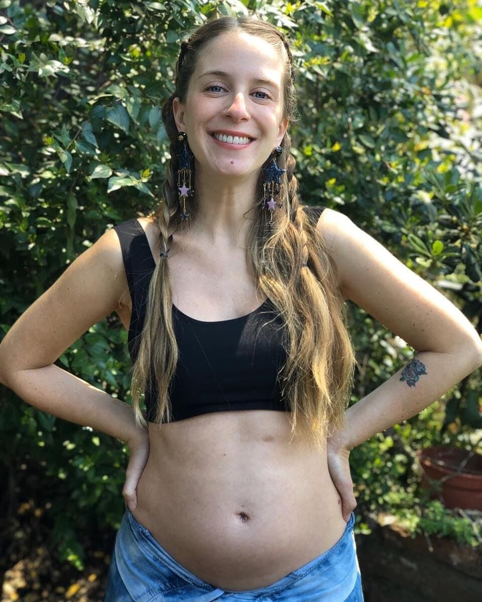 Blonde Preggo Power 